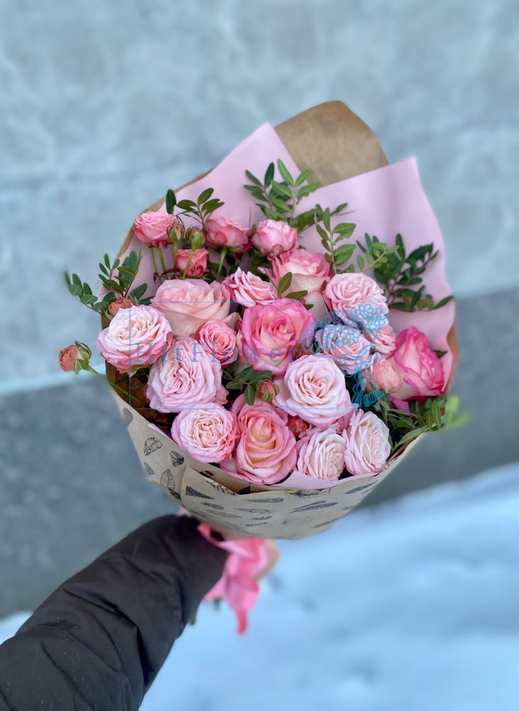 Букет фрэш из роз Букет роз Фрэш из роз